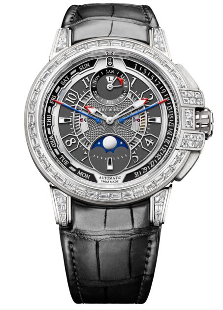 Best Harry Winston OCEAPC42WW002 Ocean 20th Anniversary Biretrograde Perpetual Calendar Automatic 42mm watches Replica